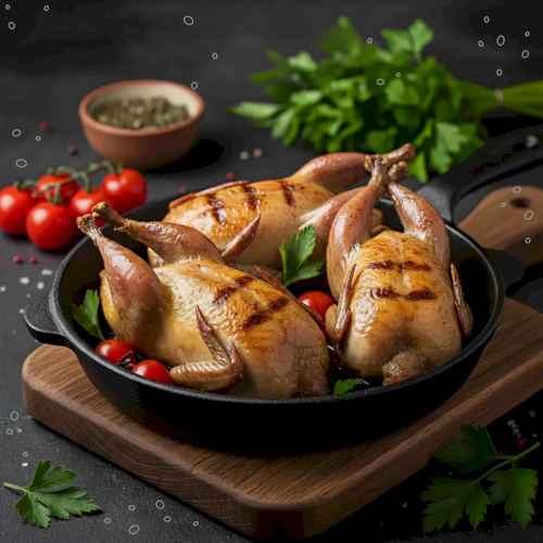 Запечённые перепела