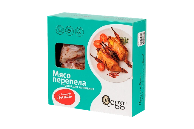 Тушка перепела в маринаде «Гранат» в пакете для запекания охл., 500гр