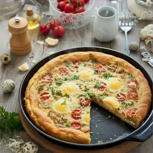 Омлет из перепелиных яиц